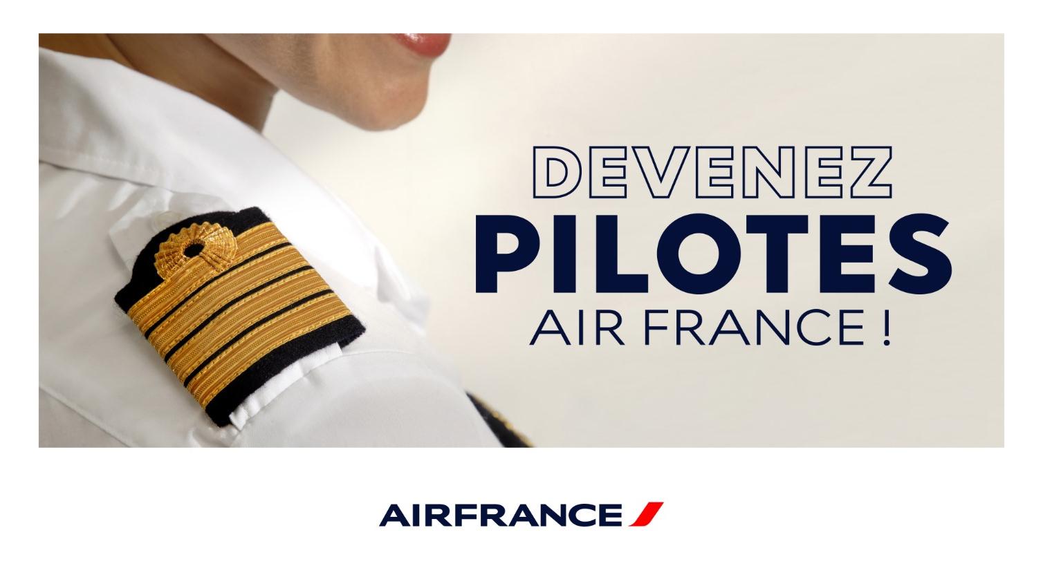 Image d'illustration de l'actualité Air France lance une nouvelle campagne de recrutement de pilotes cadets